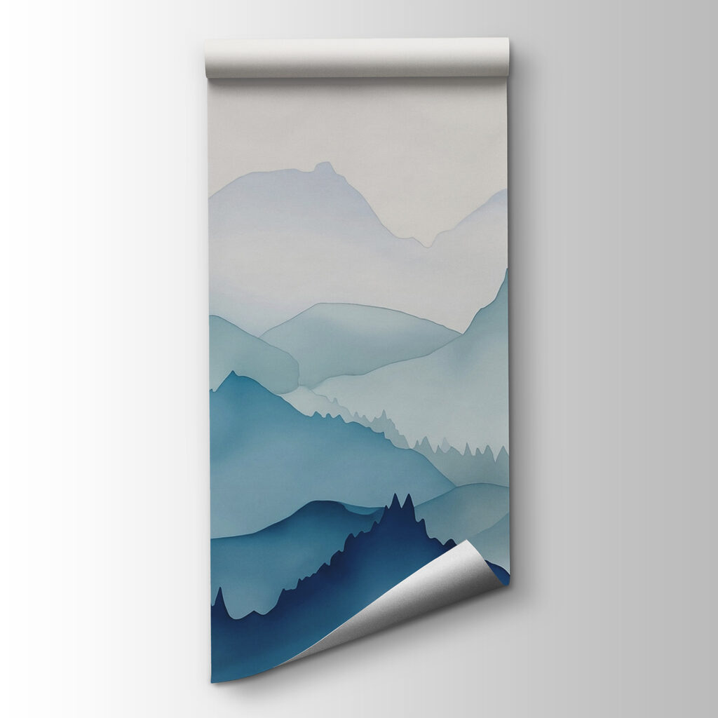 Montagnes en strates — vue du produit