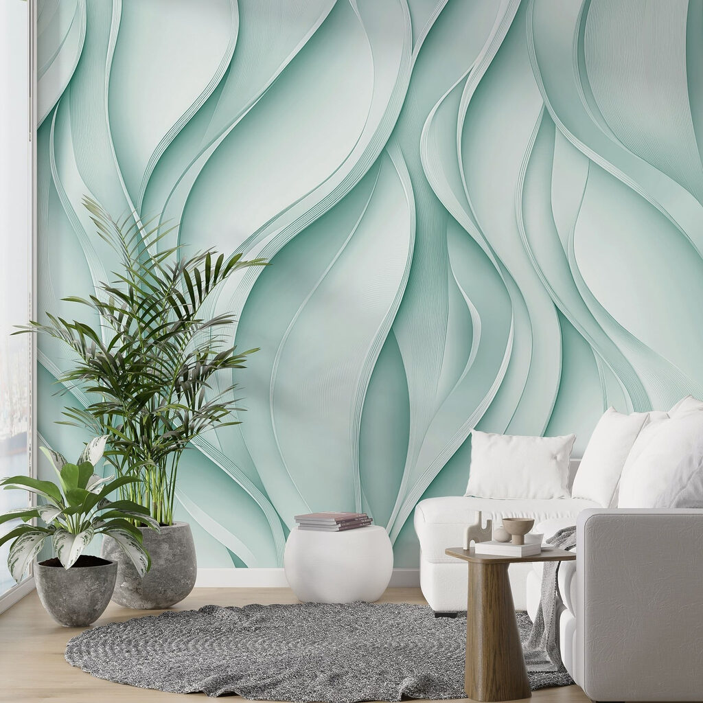 Formes ondoyantes dans un intérieur