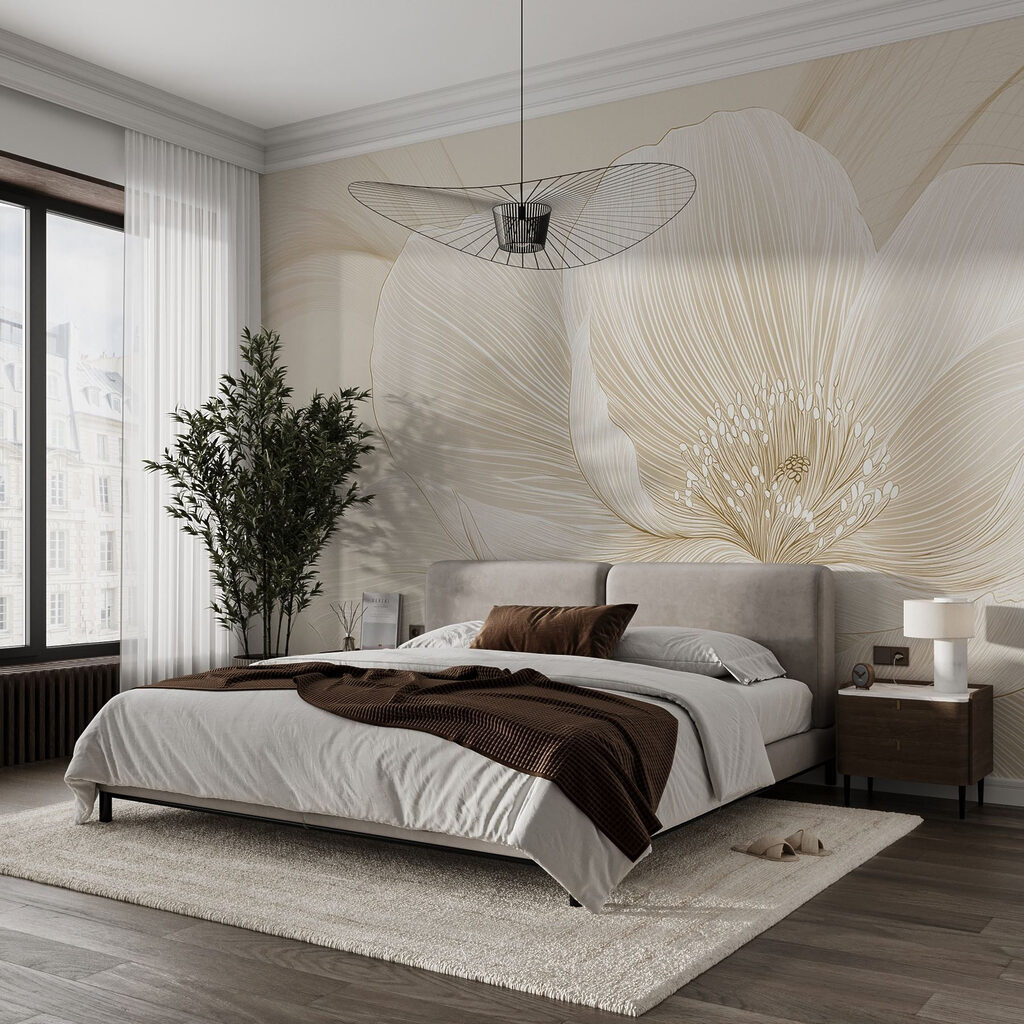 Fleur aux lignes fines — intérieur 1
