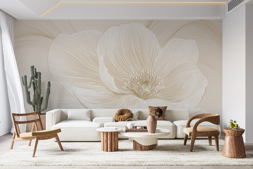 Fleur aux lignes fines — intérieur 2