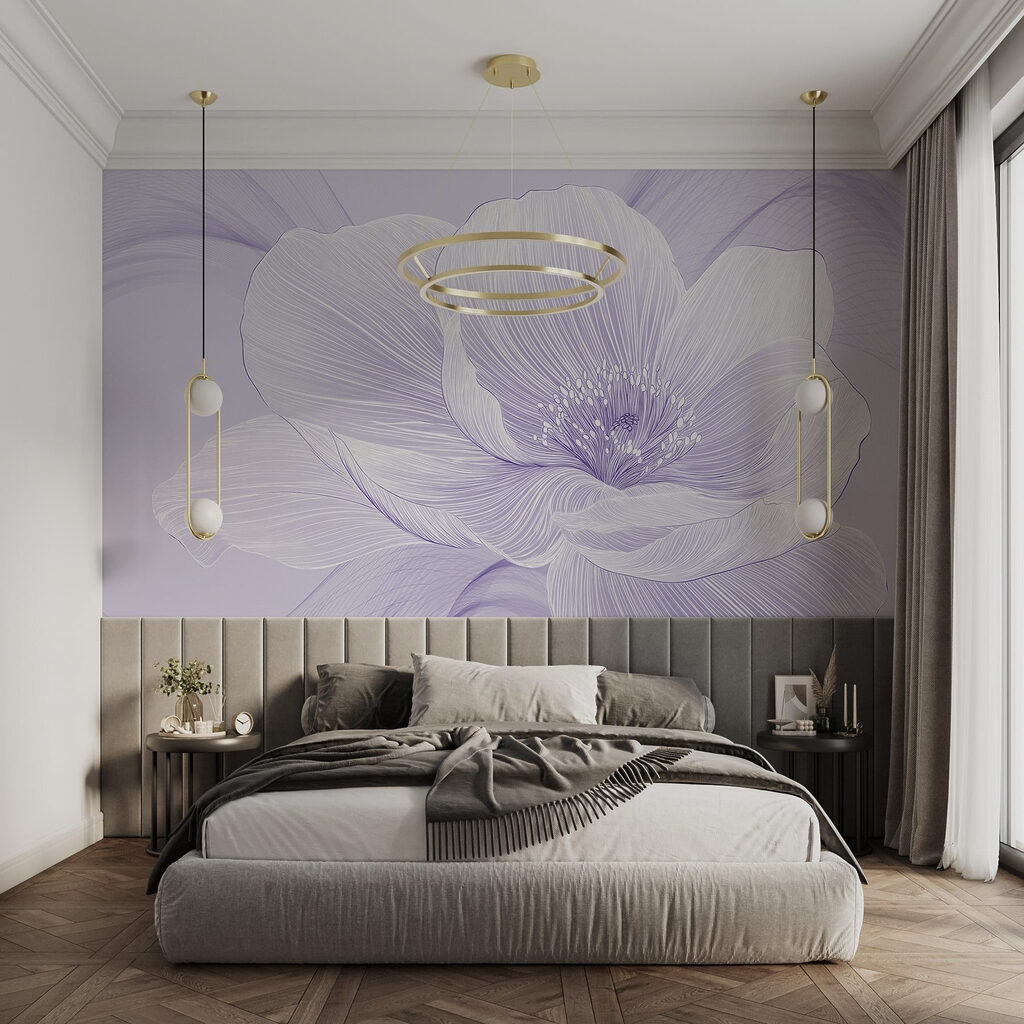 Fleur aux lignes fines — intérieur 1