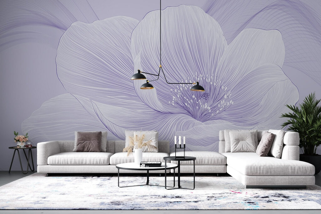 Fleur aux lignes fines — intérieur 2