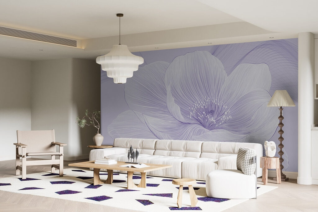 Fleur aux lignes fines — intérieur 3