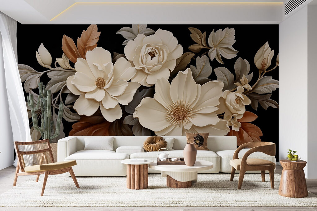 Bouquet en contraste — intérieur 2