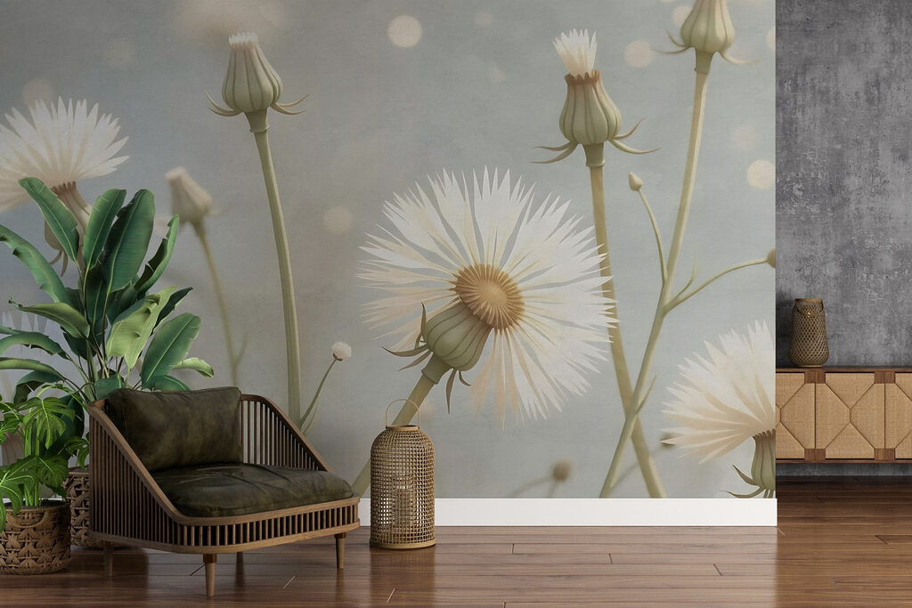 Fleurs duveteuses — intérieur 3