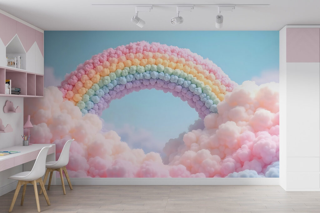 Arc-en-ciel à pois — intérieur 2