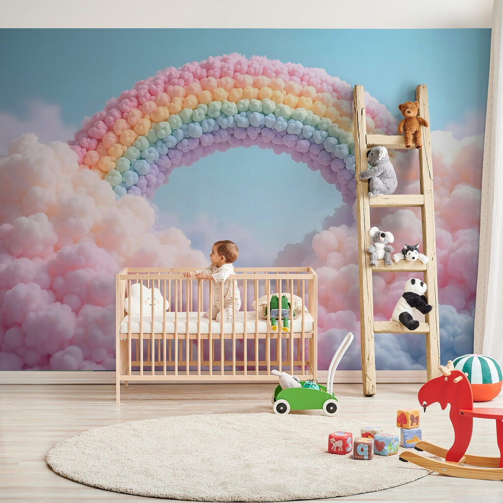 Arc-en-ciel à pois — intérieur 3