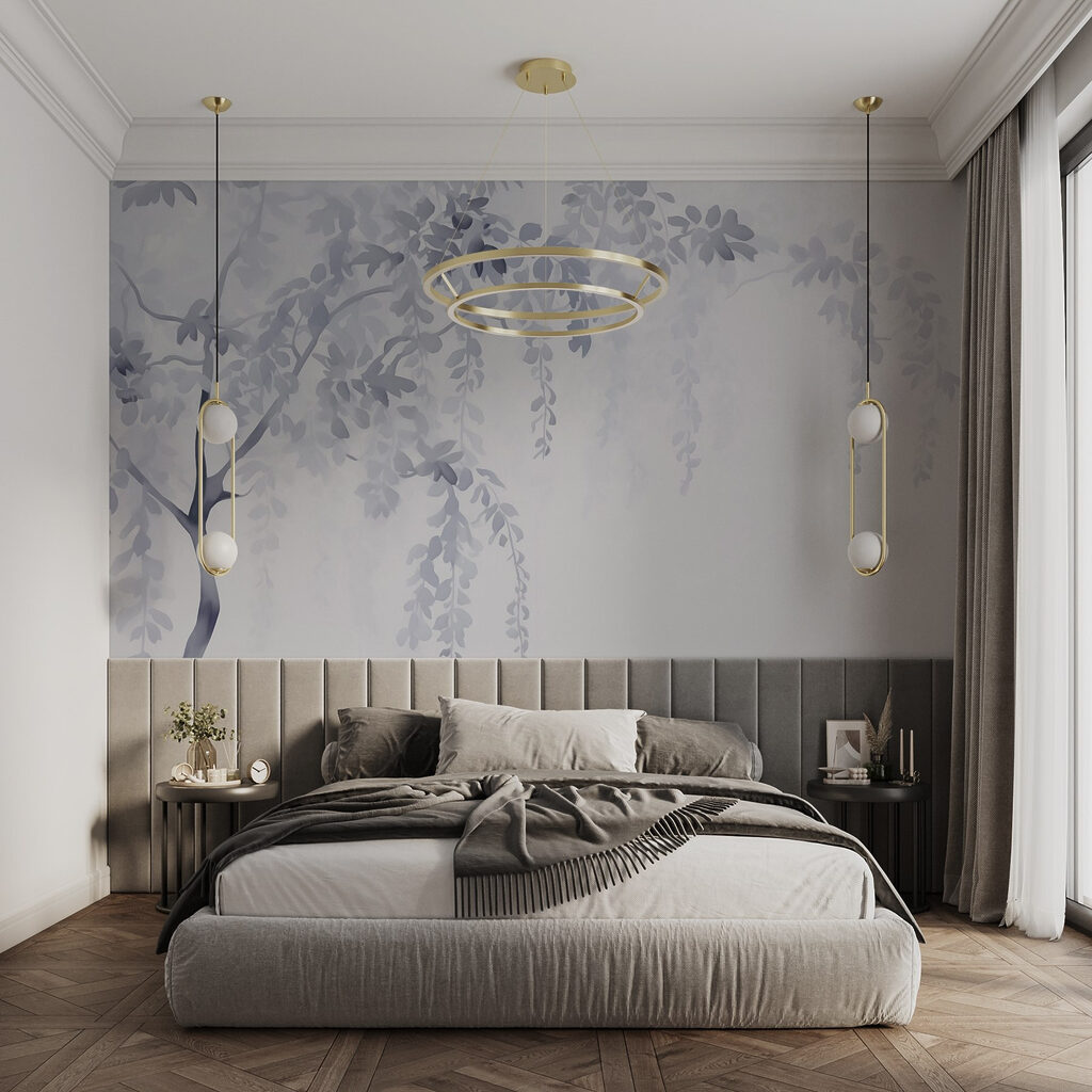 Branche gracieuse dans un intérieur