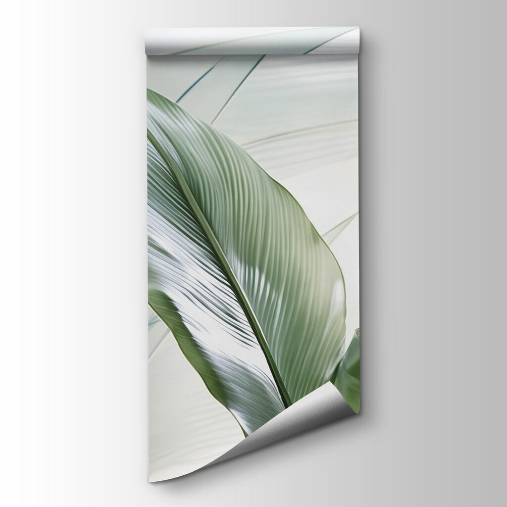 Feuilles vertes en diagonale — vue du produit