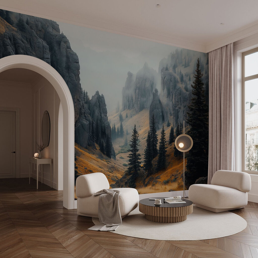 Pins dans les gorges dans un intérieur