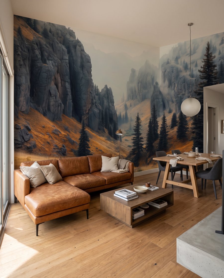Pins dans les gorges dans un intérieur