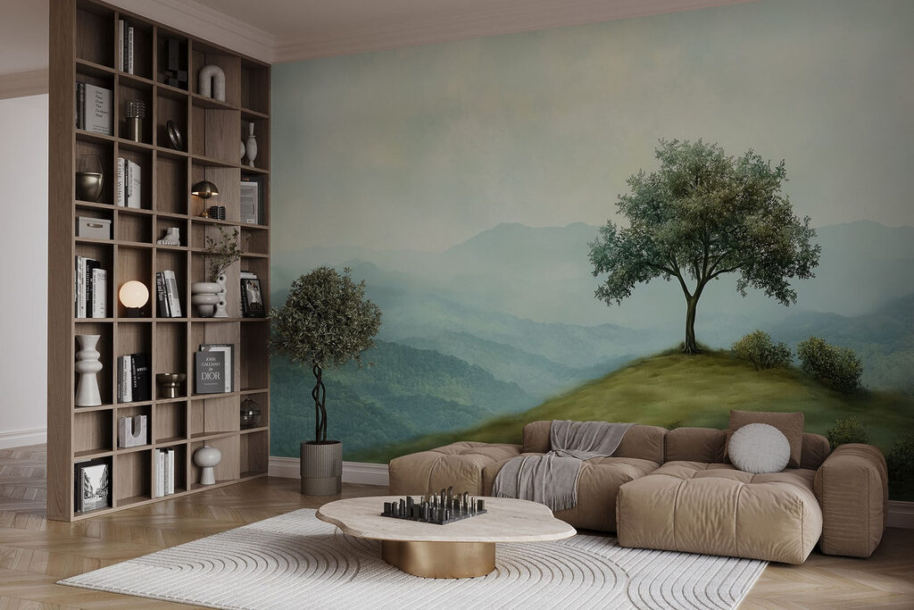 Arbre sur la colline — intérieur 3