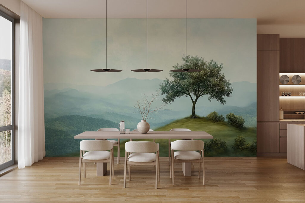 Arbre sur la colline — intérieur 4