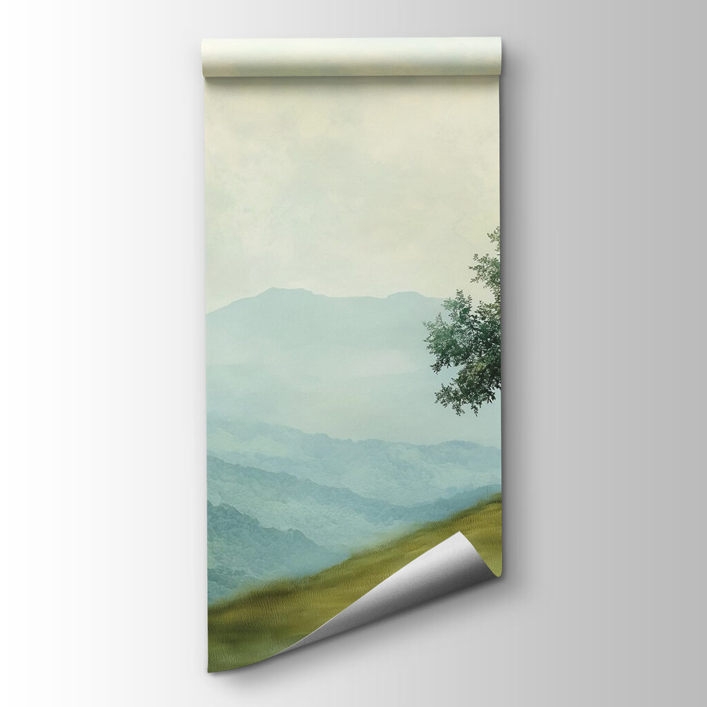 Arbre sur la colline — vue du produit