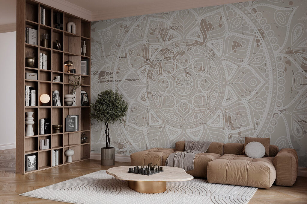 Mandala blanc — intérieur 1
