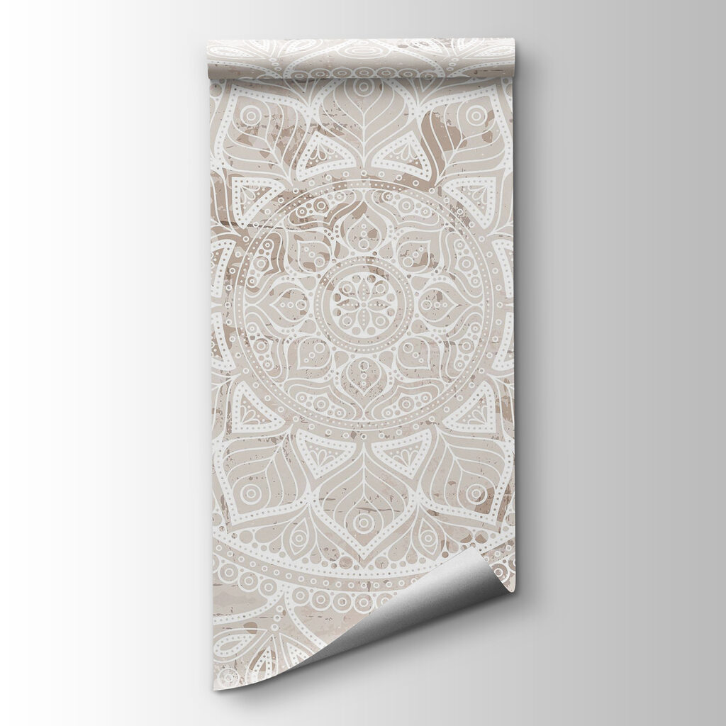 Mandala blanc — vue du produit