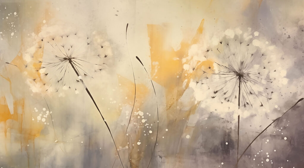 Prairie rêveuse — motif complet