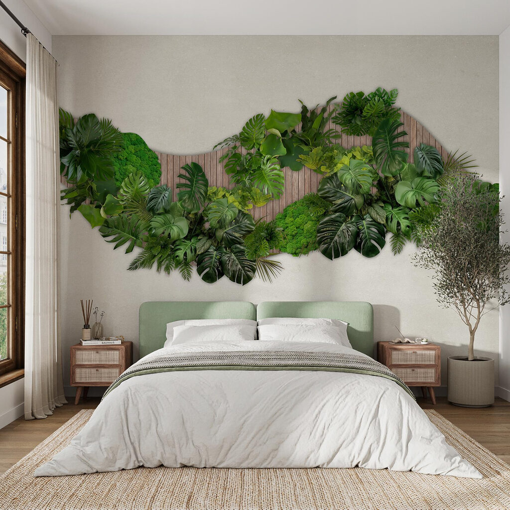Îlot de verdure dans un intérieur