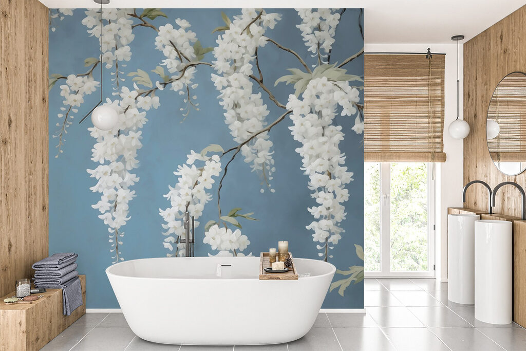Grappes de fleurs blanches — intérieur 2