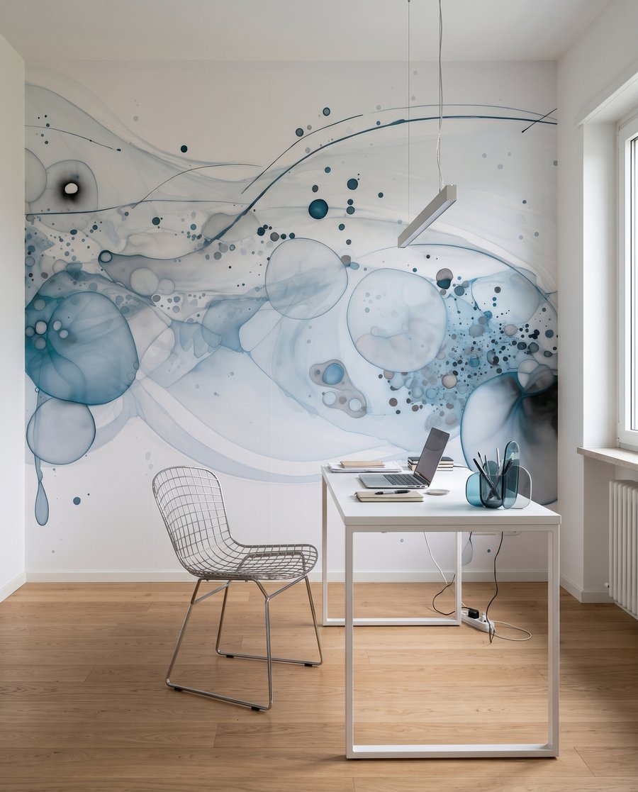 Cercles et fines éclaboussures — intérieur 6
