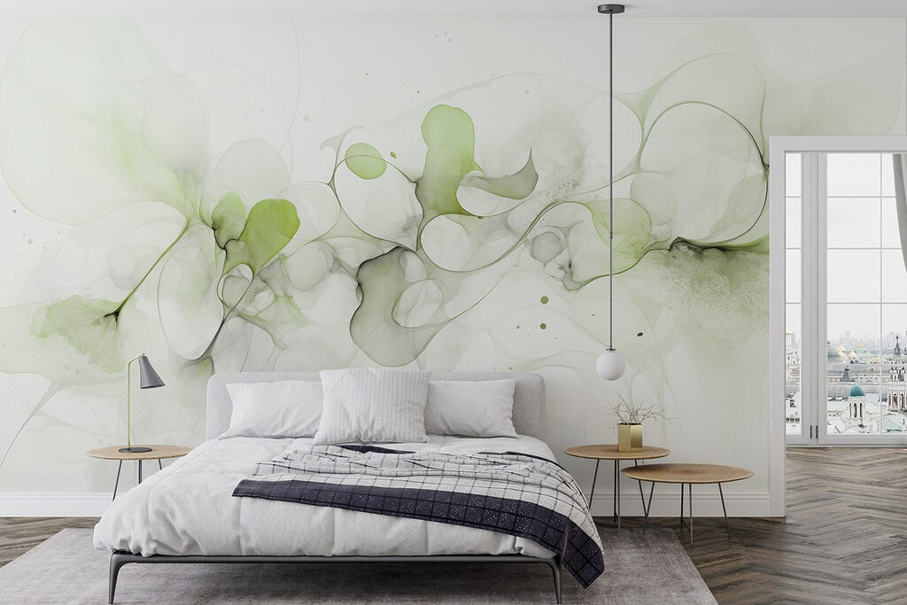 Bulles d’encre dans un intérieur