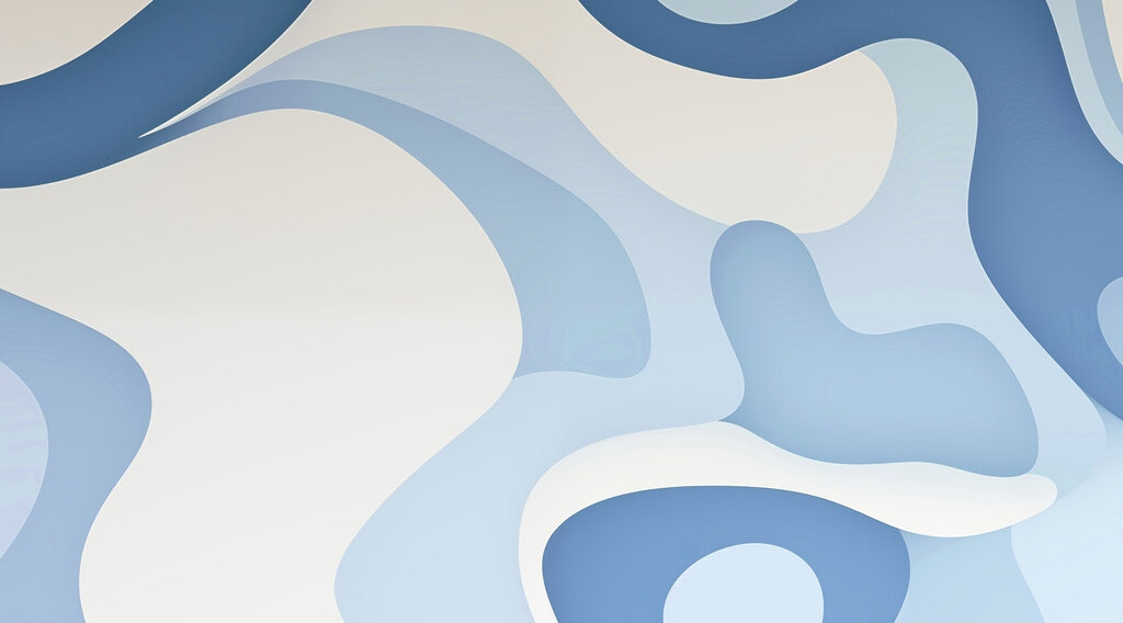 Formes fluides en couches — motif complet