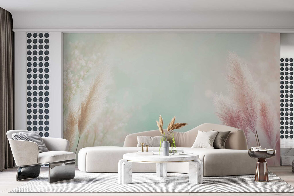 Herbes de pampa pastel — intérieur 1