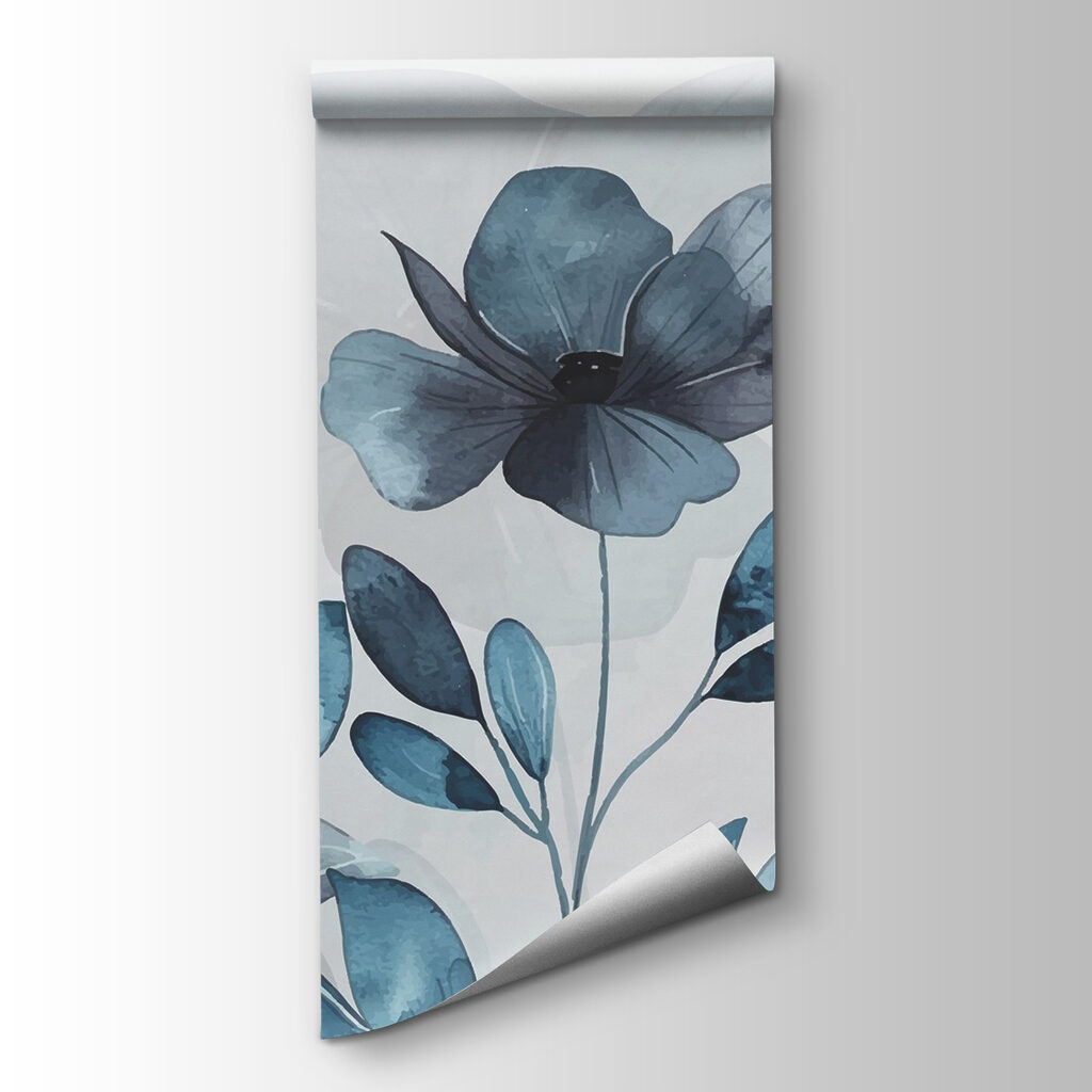 Fleurs et feuilles ovales — vue du produit