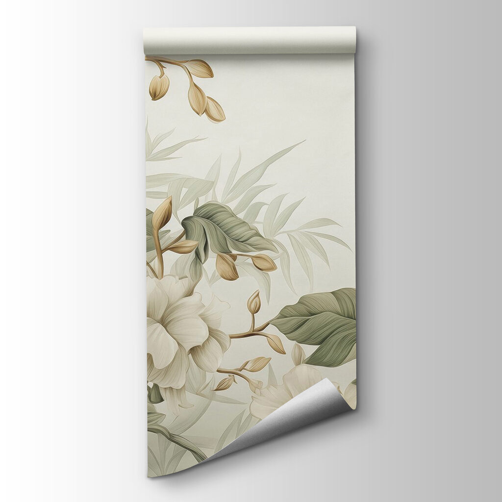 Colibri et fleurs crème — vue du produit