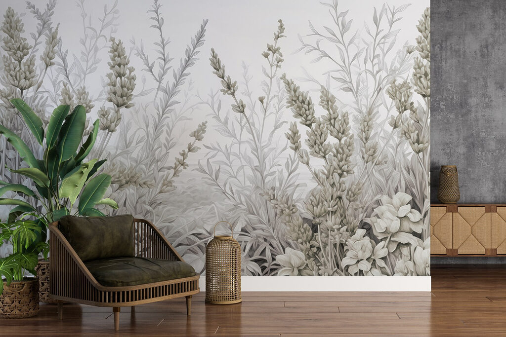 Sentier entre les fleurs — intérieur 3