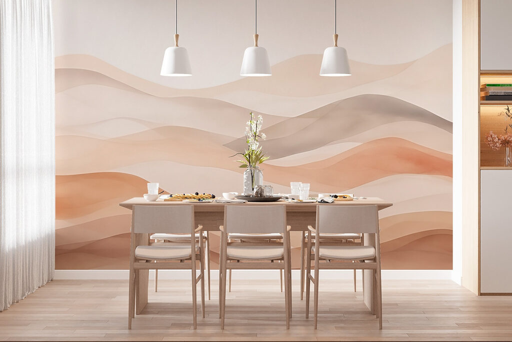 Ondulations brunes et blanches — intérieur 3