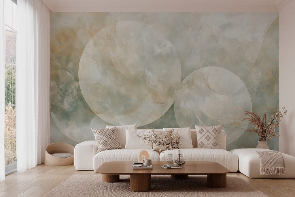 Deux cercles translucides — intérieur 4