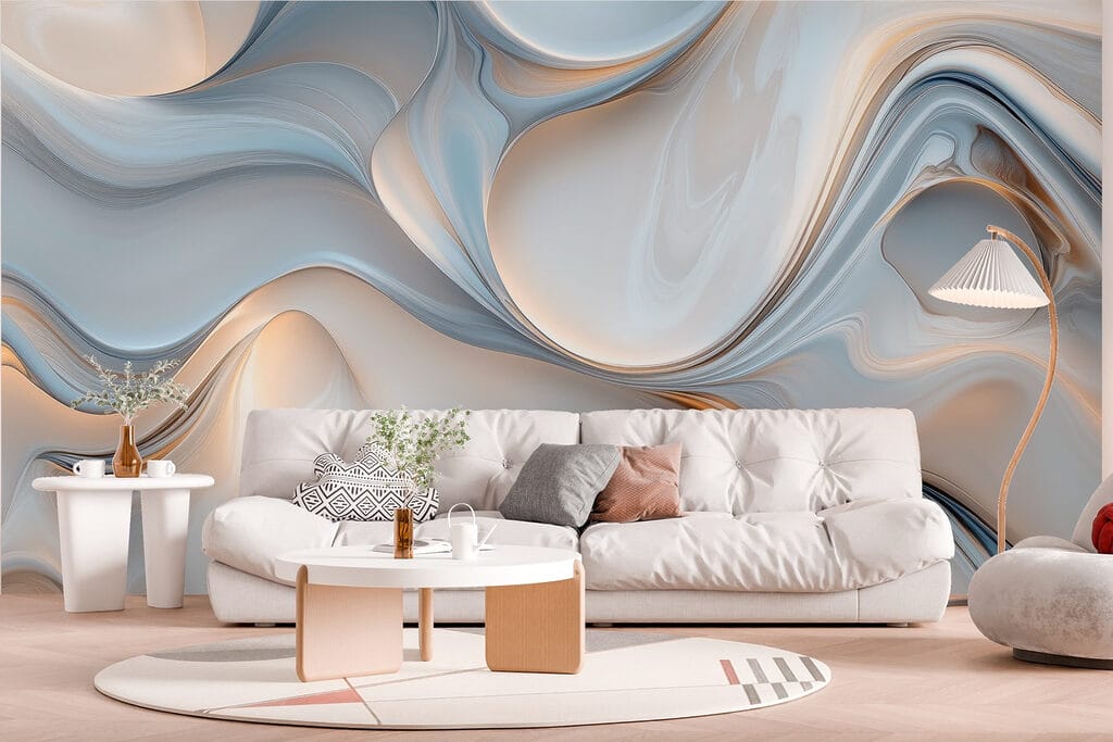 Courbes blanches et grises — intérieur 3