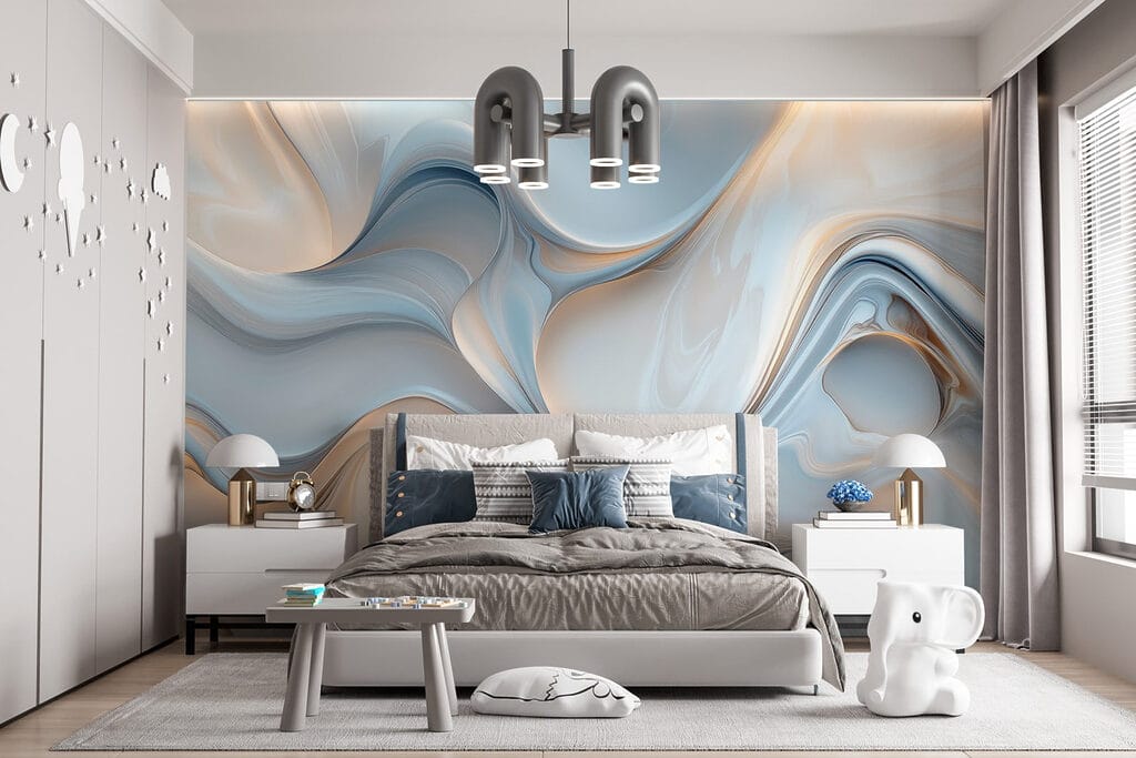 Courbes blanches et grises — intérieur 6