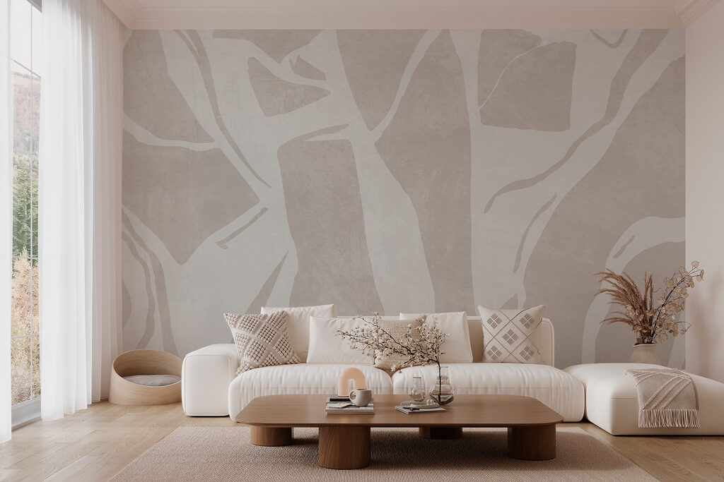 Forêt graphique dans un intérieur