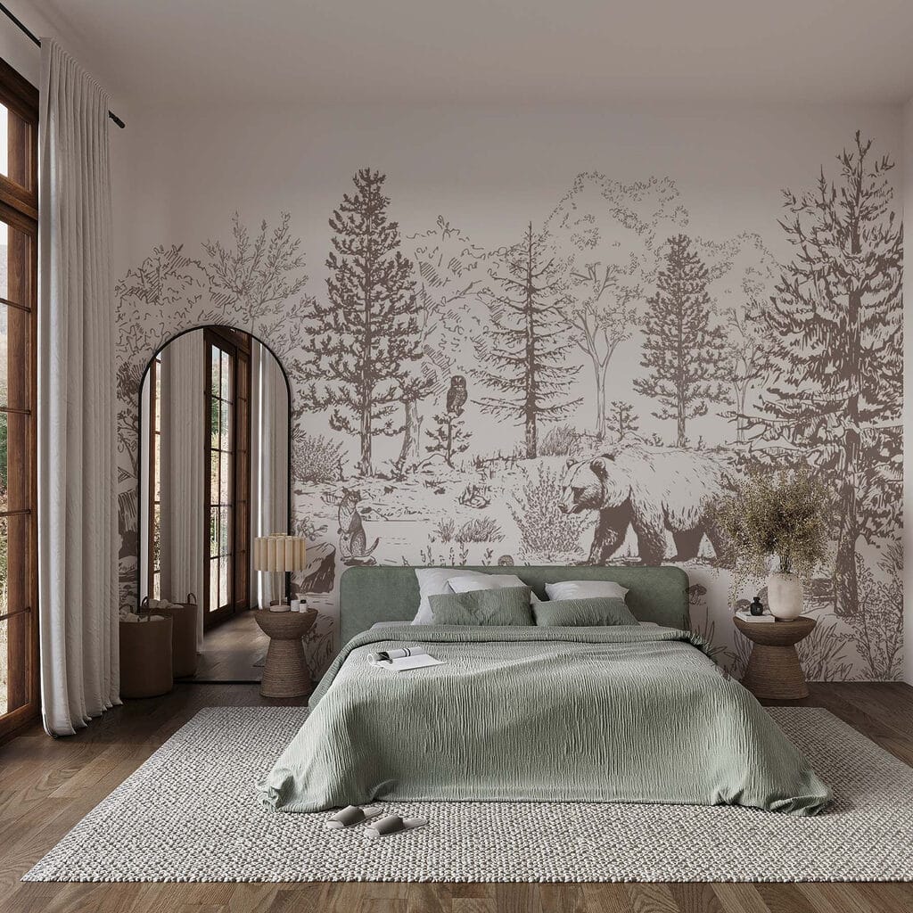 Ours dans les bois — intérieur 1