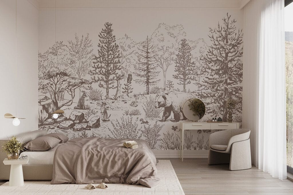 Ours dans les bois — intérieur 2