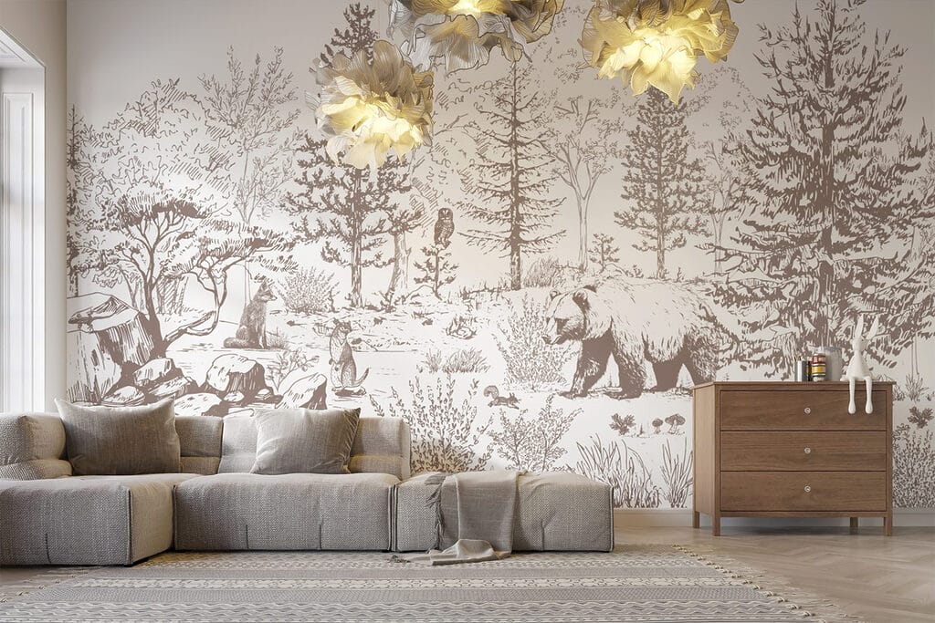 Ours dans les bois — intérieur 4