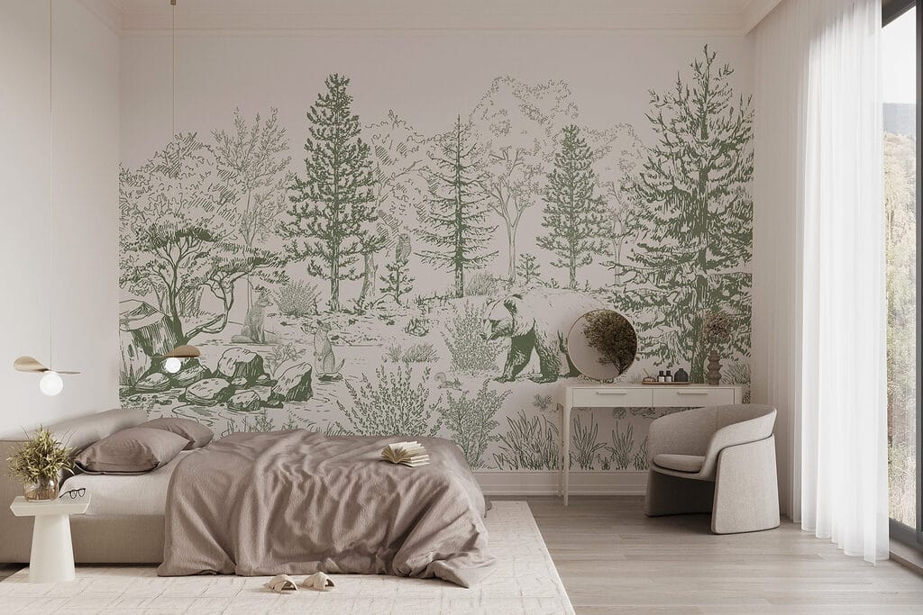 Ours dans les bois — intérieur 1