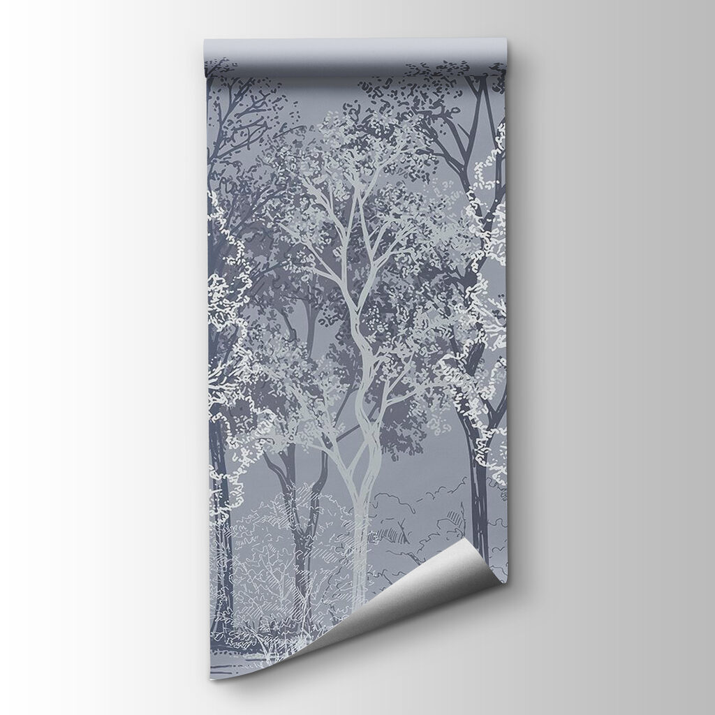Arbres en lignes contrastées — vue du produit
