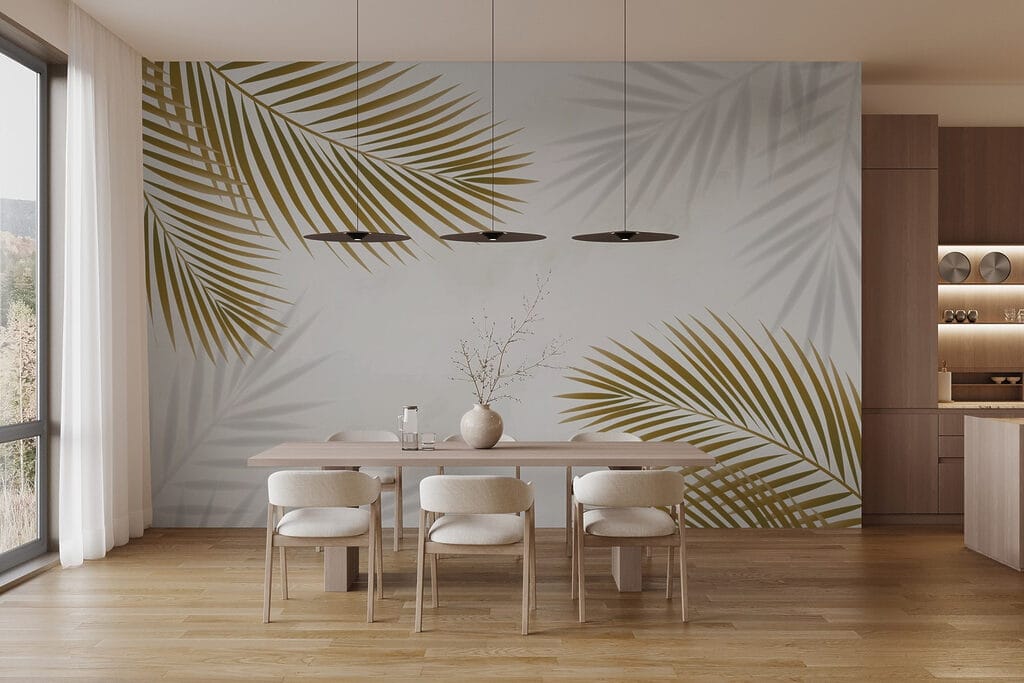 Palmes aux ombres douces — intérieur 1