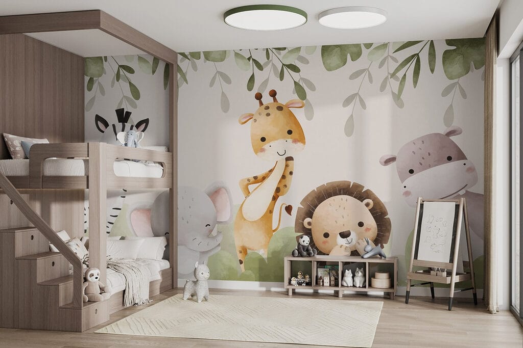 Animaux sous les feuillages — intérieur 1