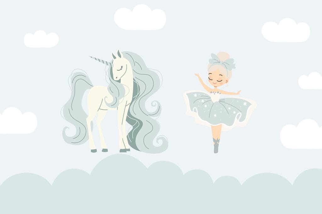 Licorne et petite danseuse — motif complet