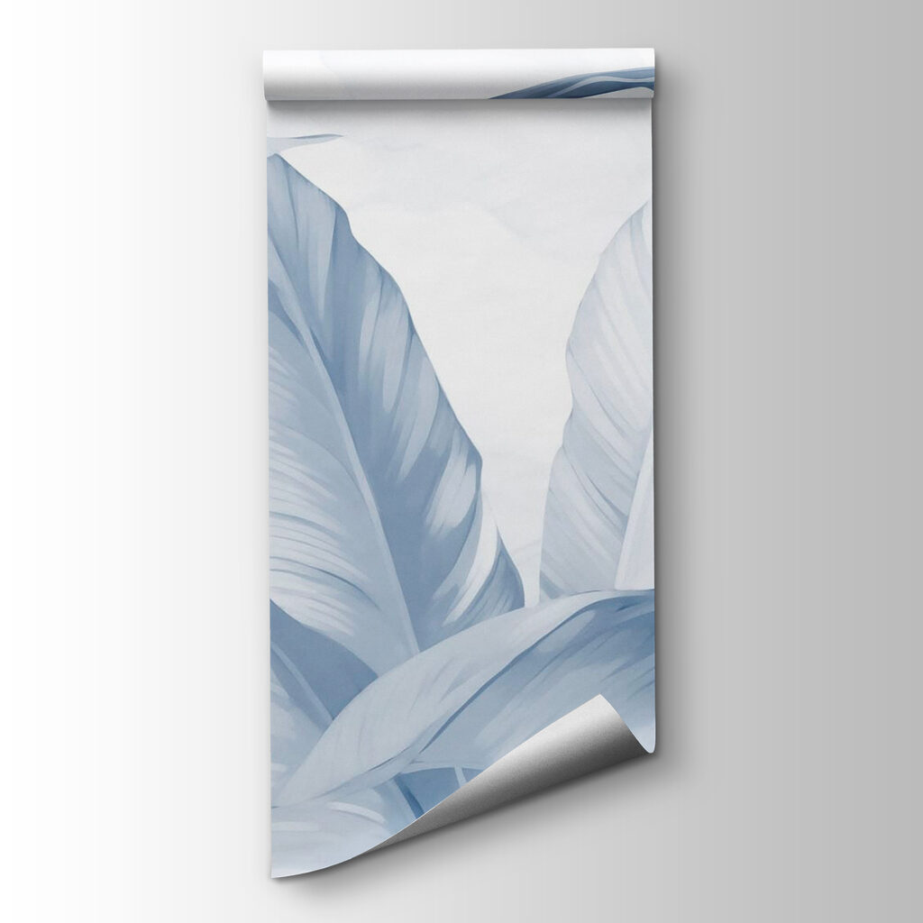 Feuilles en touches pâles — vue du produit