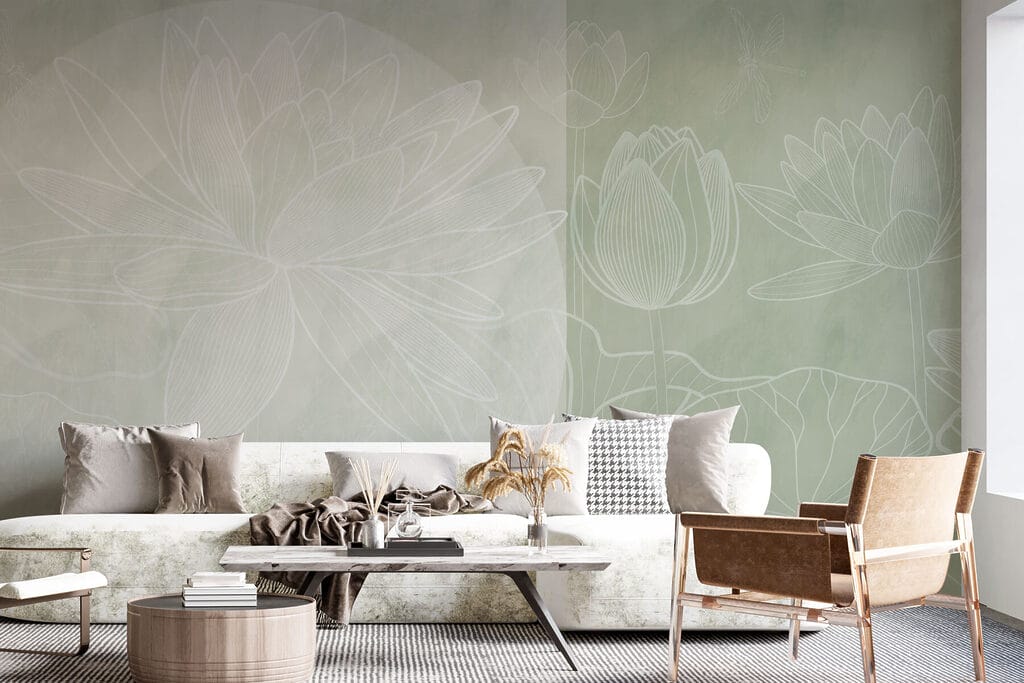 Lotus au trait blanc — intérieur 2
