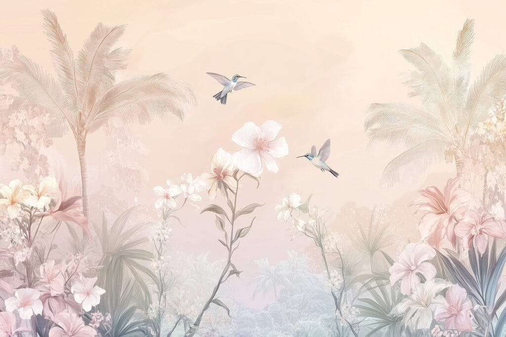 Envol tropical — motif complet