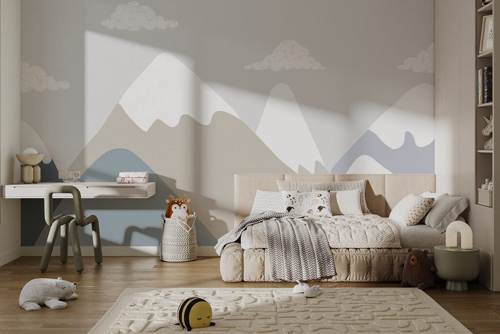 Montagnes enneigées — intérieur 1
