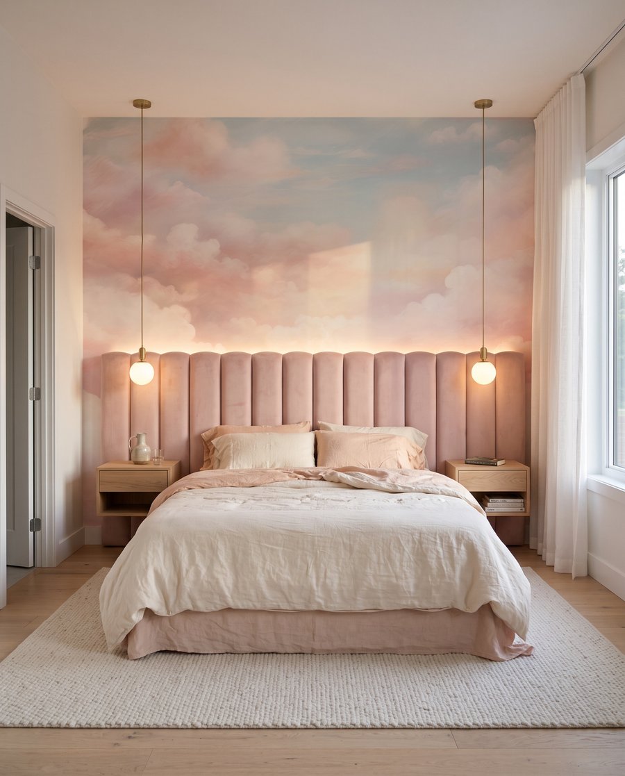 Nuages sur l’horizon dans un intérieur