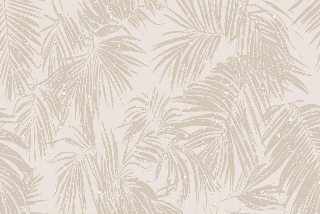 Palmes ton sur ton — motif complet