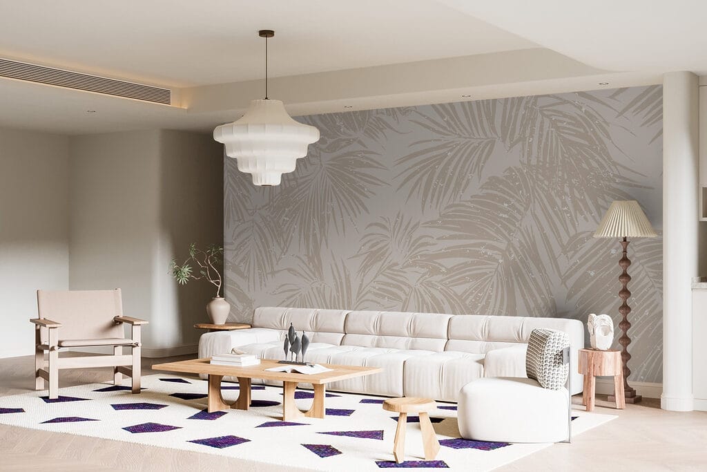 Palmes ton sur ton — intérieur 3